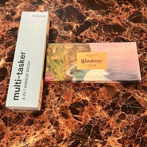 Multi-tasker 4-in-1 makeup brush and a wandered escape makeup…